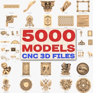 5000 3D-Modelle für CNC-Fräser, Stl-Datei, 3D-Stl, Stl-Modell, cnc, Stl-Modelle, cnc-fräser, 3d-stl-cnc, Reliefmodell, 3d-Modell-stl-Datei