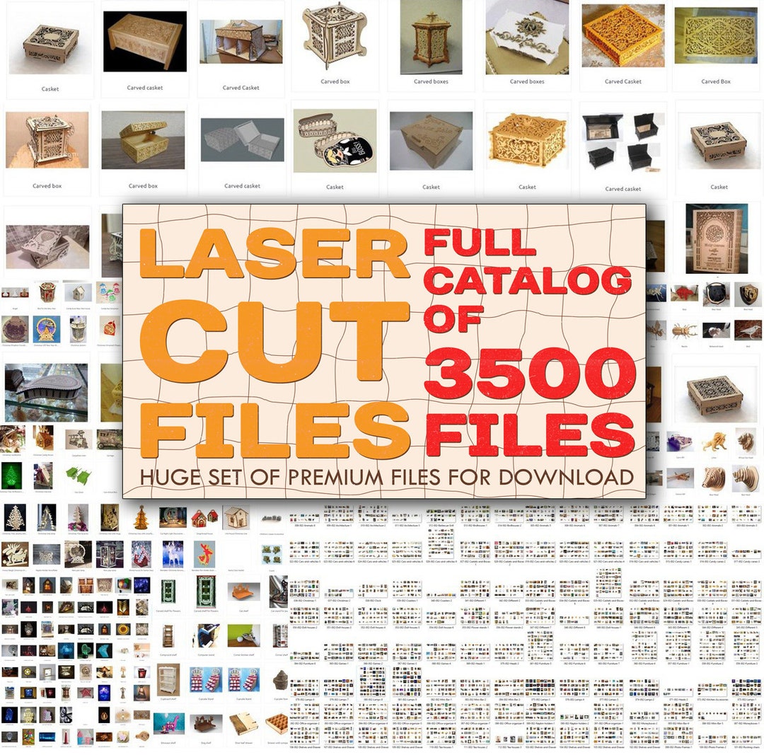 3500 Premium Laser Cut Files! the Largest Catalog in the World! Photo