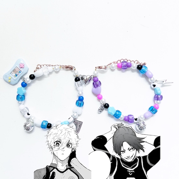 凪誠志郎と御影玲央のブルーロックお揃いブレスレット - Etsy 日本