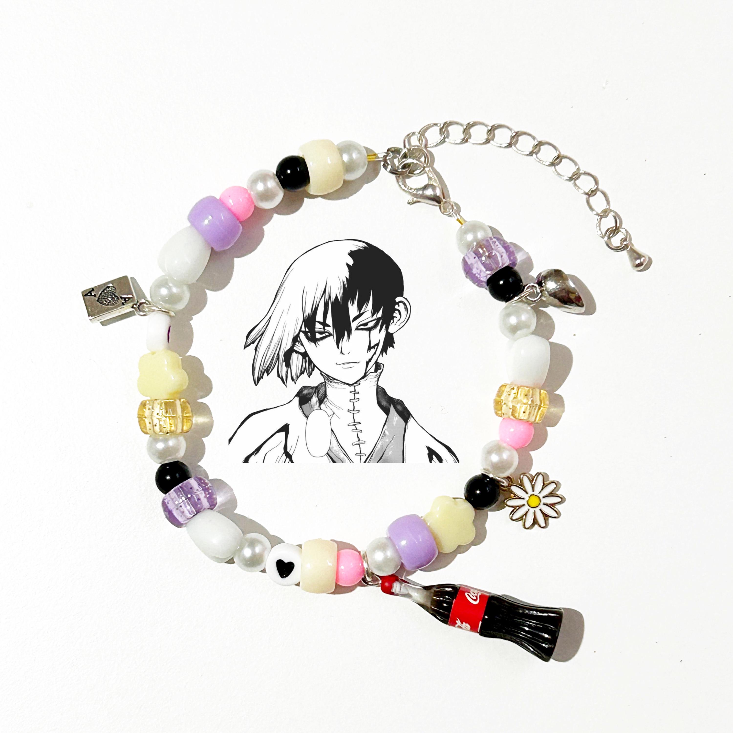 Senku and Gen (sengen) Dr Stone Matching Bracelets - Etsy