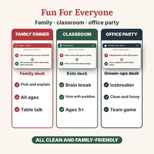 Christmas Would You Rather Game, Printable PDF, 220 Cards for Kids, Family & Adults image 10