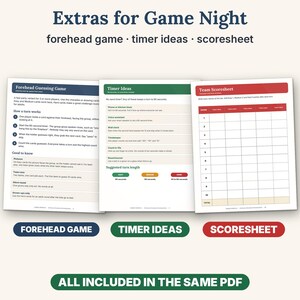 Christmas Charades Printable Party Game, 160 Act It Out and Draw & Guess Cards for Kids and Adults image 7