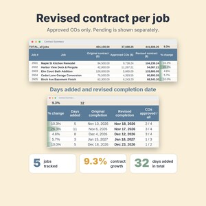 Construction Change Order Form & Log Template for Contractors and Remodelers image 5
