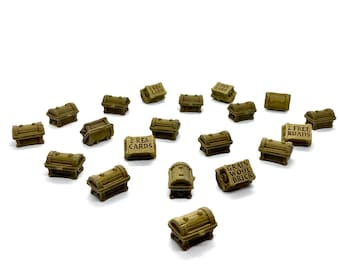 Catan - Treasure Chests (20 pcs) for ”Treasures, Dragons & Adventures”