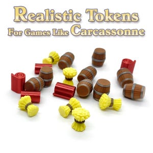 20 jetons Marchandise (pour des jeux comme Carcassonne)