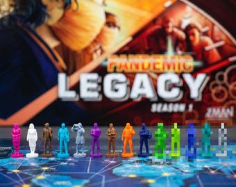 Pandemic Legacy: Season 1 - 15 Realistic Pawns