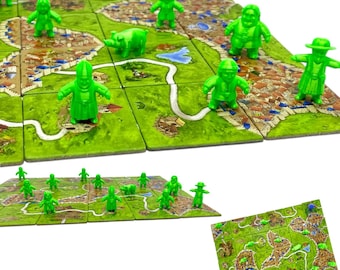 Realistic Meeples - Set of 12 (for games like Carcassonne)