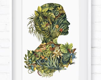 Art Print | Botanical Art Print | Fauna & Flora | Cameo | Home Decor | Wall Art | Wall Decor | Giclée Print | Decor Inspo | Wall Inspo