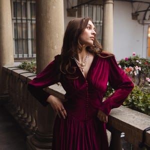 wine red midi club dress Women'S Velvet Dress Cowl Neck Backless Ruched Bodycon Club Midi Dresses  Wine Red L
