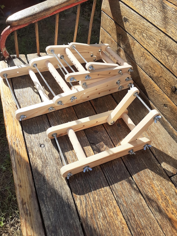 Adjustable Wood Bead Loom, Tapestry Loom, 4 Sizes