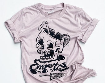 Empty in the Skull  //  Adult Crew T-shirt