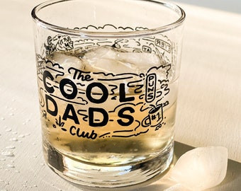 Cool Dad Club  //  Whiskey Glass