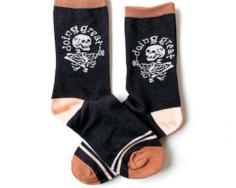 Doing Great  ||  Adult unisex crew socks