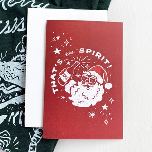 C'est l'esprit ||  Carte de vœux - intérieur vierge