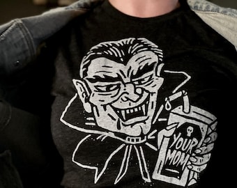 Thirsty Vampire  //  Adult Crew T-shirt