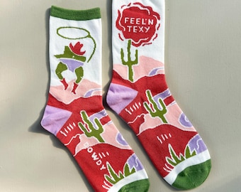 Feel'n Texy  ||  Adult unisex crew socks