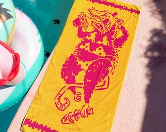 Cheesy Bikini Opossum | Beach towel