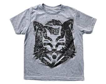 Three Wolves  //  Kid's Crew Neck