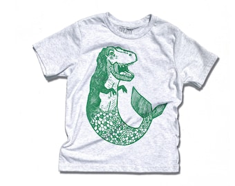 MerDino  //   Kid&#39;s Crew Neck