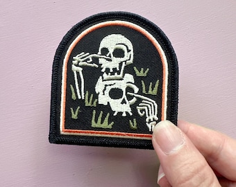 Numb Skulls  |  Iron-on Patch