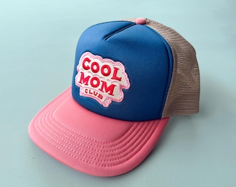 Cool Mom Club  //  Foam Trucker Hat - Adjustable