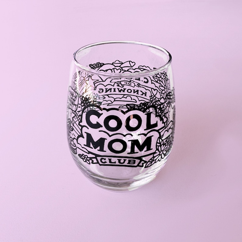 Cool Mom Club // Wine Glass image 4