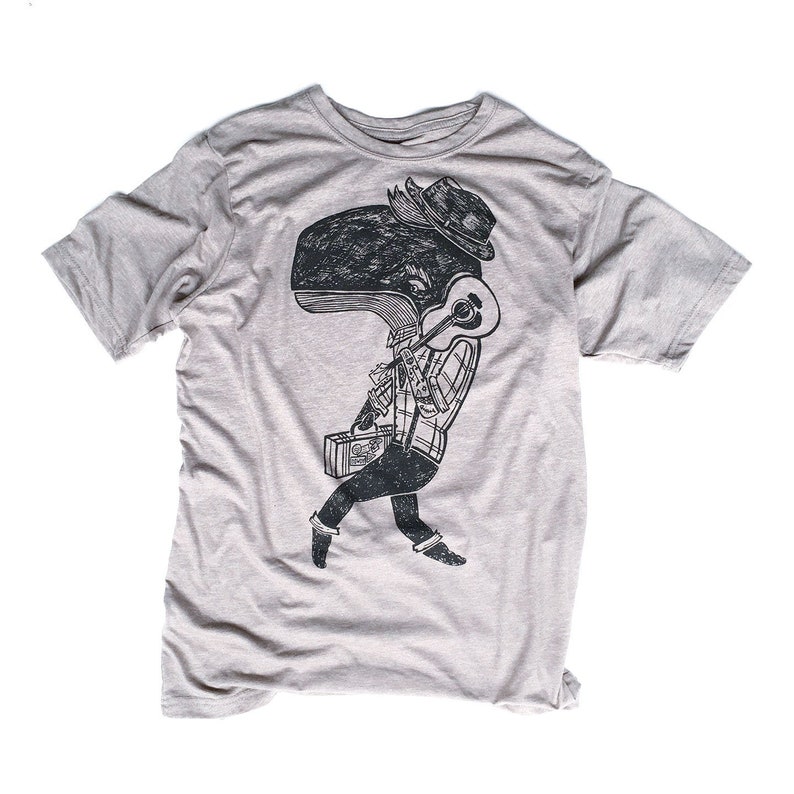 Hell Whale Man // Adult Crew T-shirt image 2