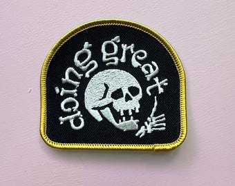 Doing Great  |  Iron-on Patch