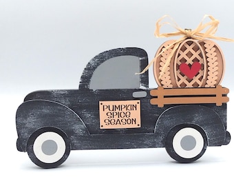 Pumpkin Spice Season Truck Shelf Sitter