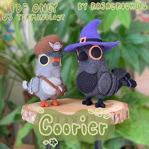 Coorier - inspirowany Spirit City - wzór na szydełkowe amigurumi - TYLKO PDF - rajacrochets