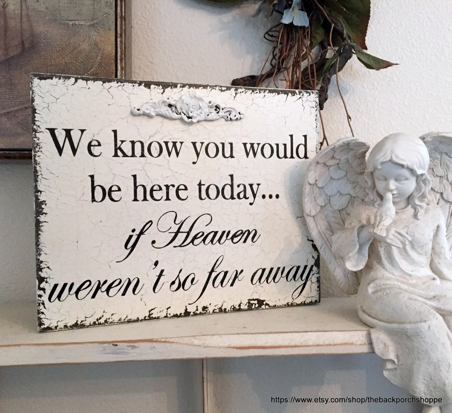 MEMORY TABLE SIGN, In Memory of Sign, Wedding Signs, We know you woul…