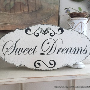 SWEET DREAMS, Nursery Sign, Children's Signs, Baby Shower Gift, 14 x 7