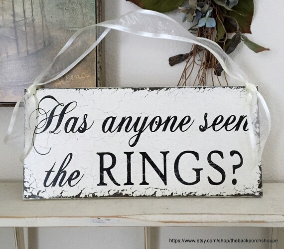Etsy ring bearer sign shop