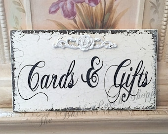 CARDS & GIFTS - Wedding Sign - Self standing 9 x 5