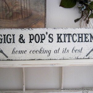 KITCHEN SIGNS Personalized Kitchen Signs Home Cooking - Etsy