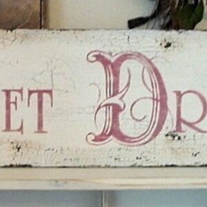 SWEET DREAMS, Sweet Dreams Sign, Nursery Signs, Baby Signs, 32 x 8 1/2 image 2