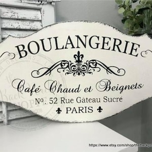 BOULANGERIE | French Signs | Kitchen Signs | French Bakery 27 x 14