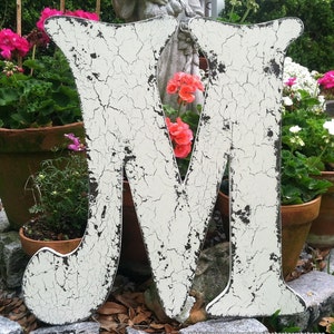 WOODEN LETTER, Any Letter A - Z, Wedding Guest Book, Vintage Style Signs, Save the Date