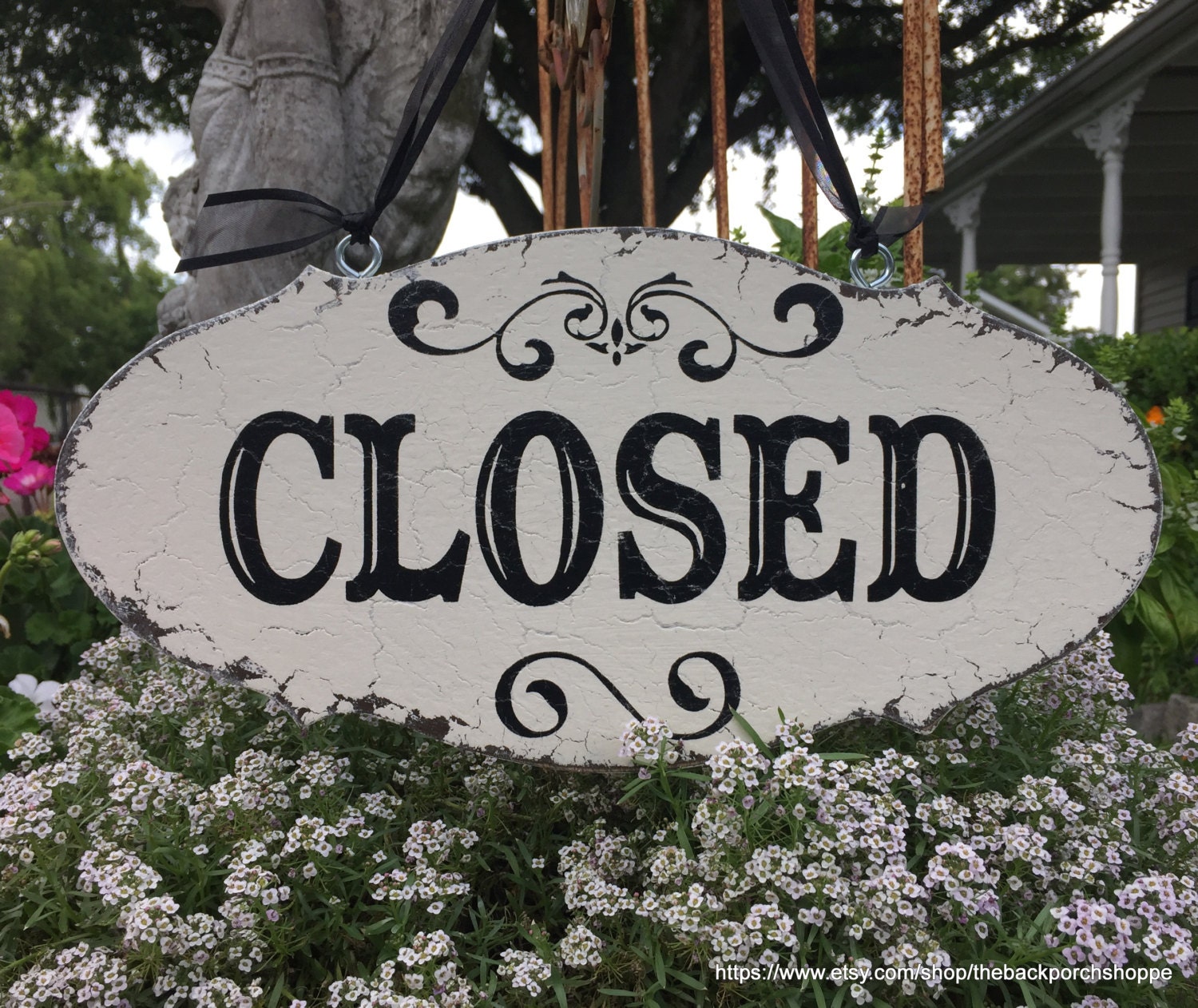 vintage open and closed signs