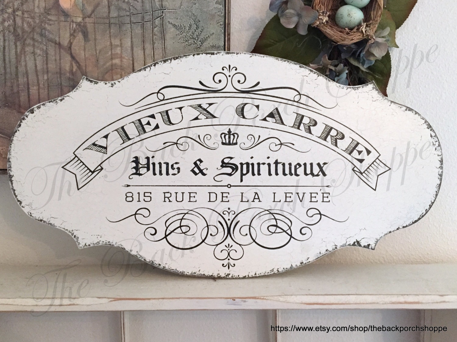 FRENCH Signs VIEUX CARRE Wine Signs French Kitchen Signs - Etsy 日本