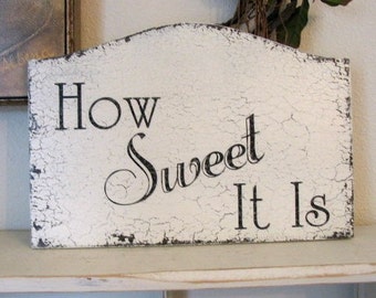 HOW SWEET IT Is Wedding or Reception Signs for Candy Table 13 x 9