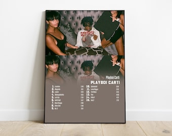 Playboi Carti Poster Set of 3 | Die Lit Album Poster | Playboi