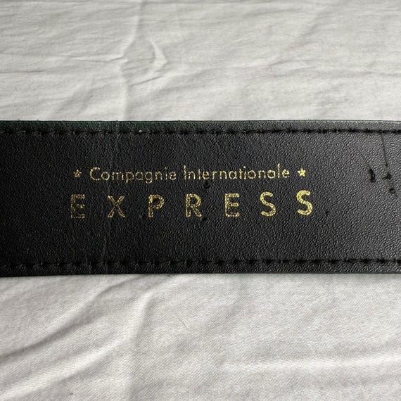 90s Compagnie Internationale Express Suede Jeweled Buckle Statement Belt 90s Express Belts - Etsy main image 2