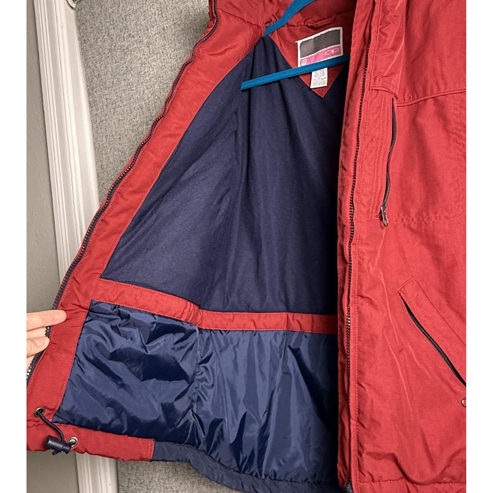 Vintage 90s OP Ocean Pacific Men Snowboard/ski Wear Jacket Red 