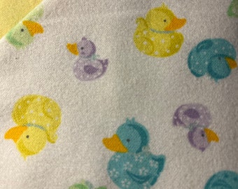 Flannel Yellow Duck Baby Blanket