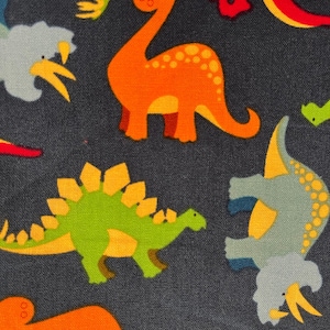 Cotton Bright Dinosaur Pillowcase image 1