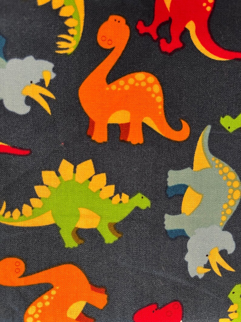 Cotton Bright Dinosaur Pillowcase 画像 1