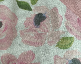 Flannel Pink Rose Baby Blanket