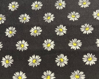 Cotton Black/Yellow Sunflower Pillowcase