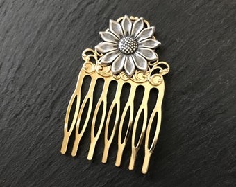Forge Yellow Sunflower Helianthus Lapel Pin